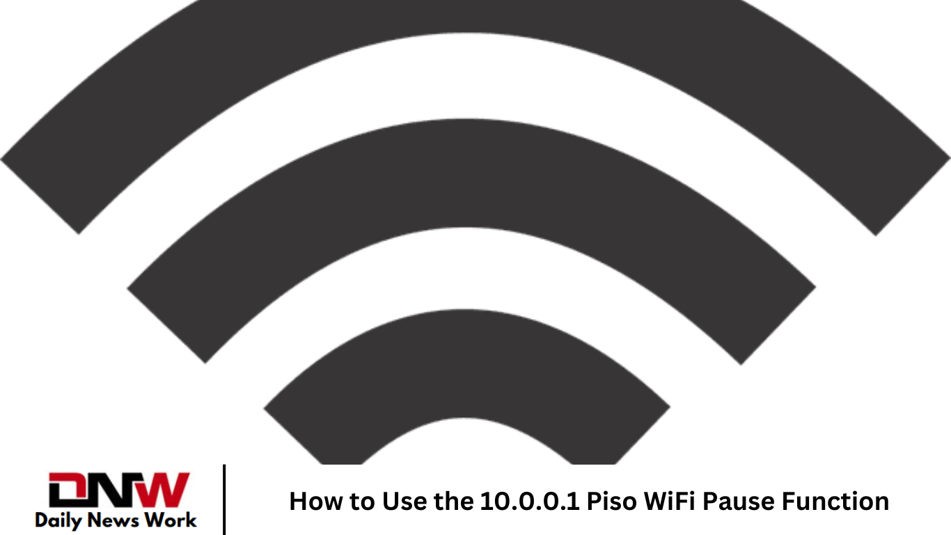 How to Use the 10.0.0.1 Piso WiFi Pause Function